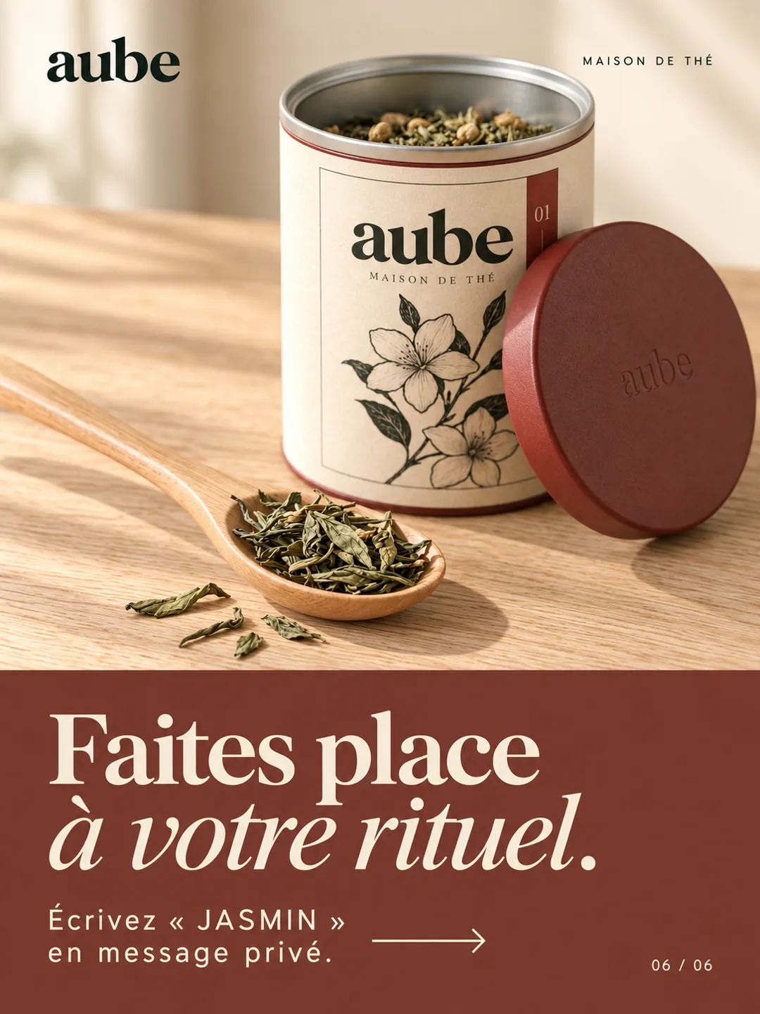 Aube, visuel 6 : Faites place à votre rituel