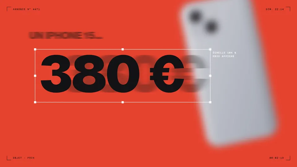 Image de style : le prix 380 €
